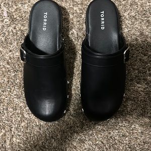 Black clogs